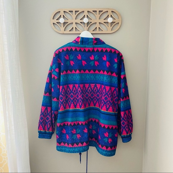 Victoria Sport Vintage 90's Fleece Sweater Sz Large - Picture 7 of 9